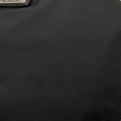 PRADA Tessuto Triangle Logo Shoulder bag Black Vintage ifhbwp