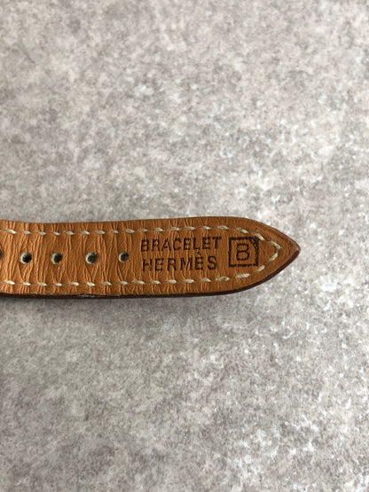 HERMES Watch Brown Vintage m64n6e