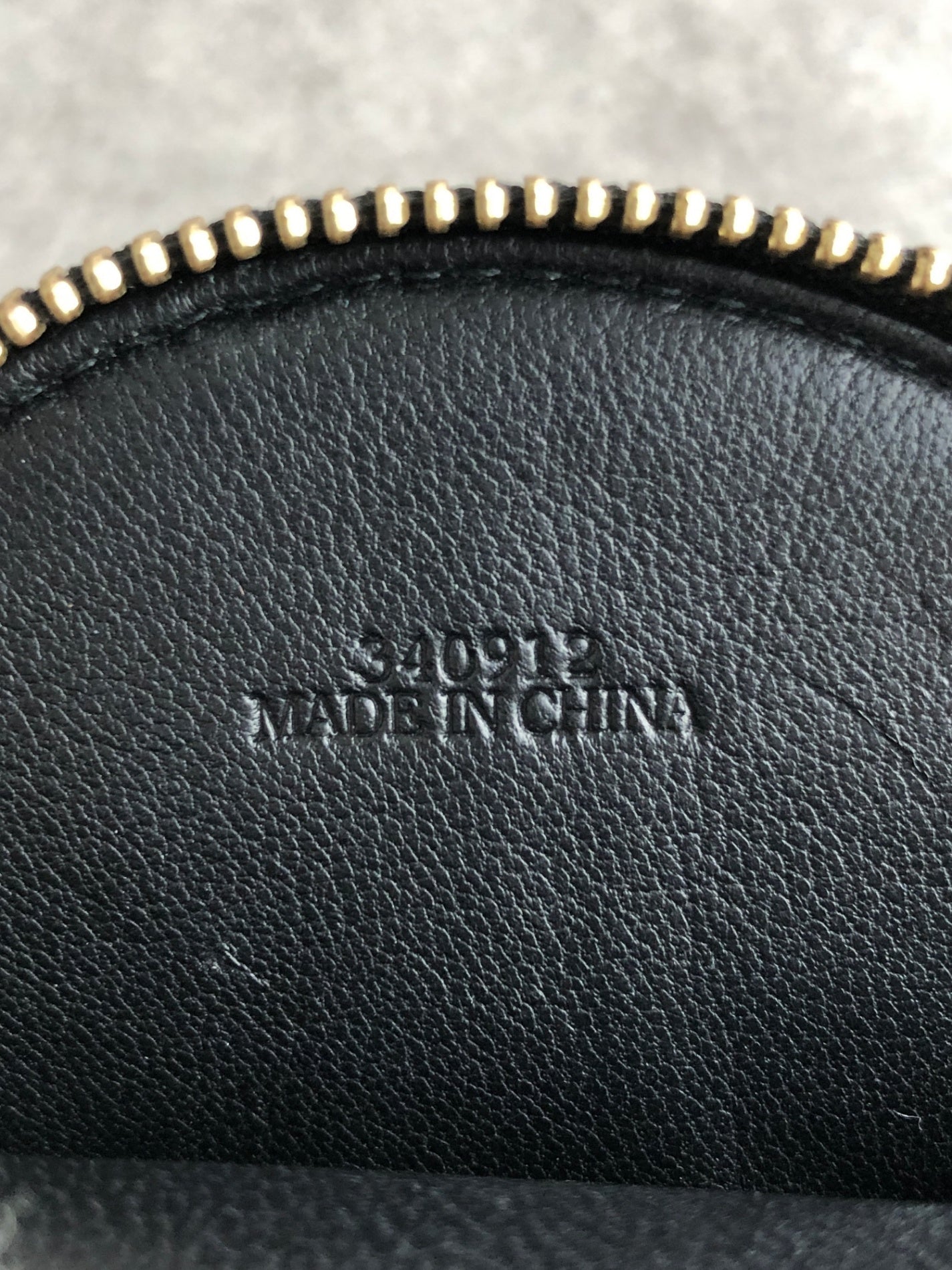 LOEWE Anagram Coin Purse Black Vintage 84bggt