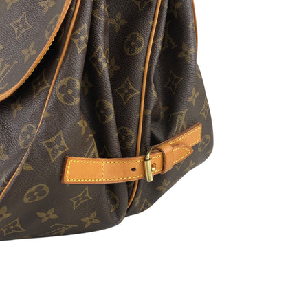 LOUIS VUITTON Monogram 單肩包 棕色 復古 fya5dp