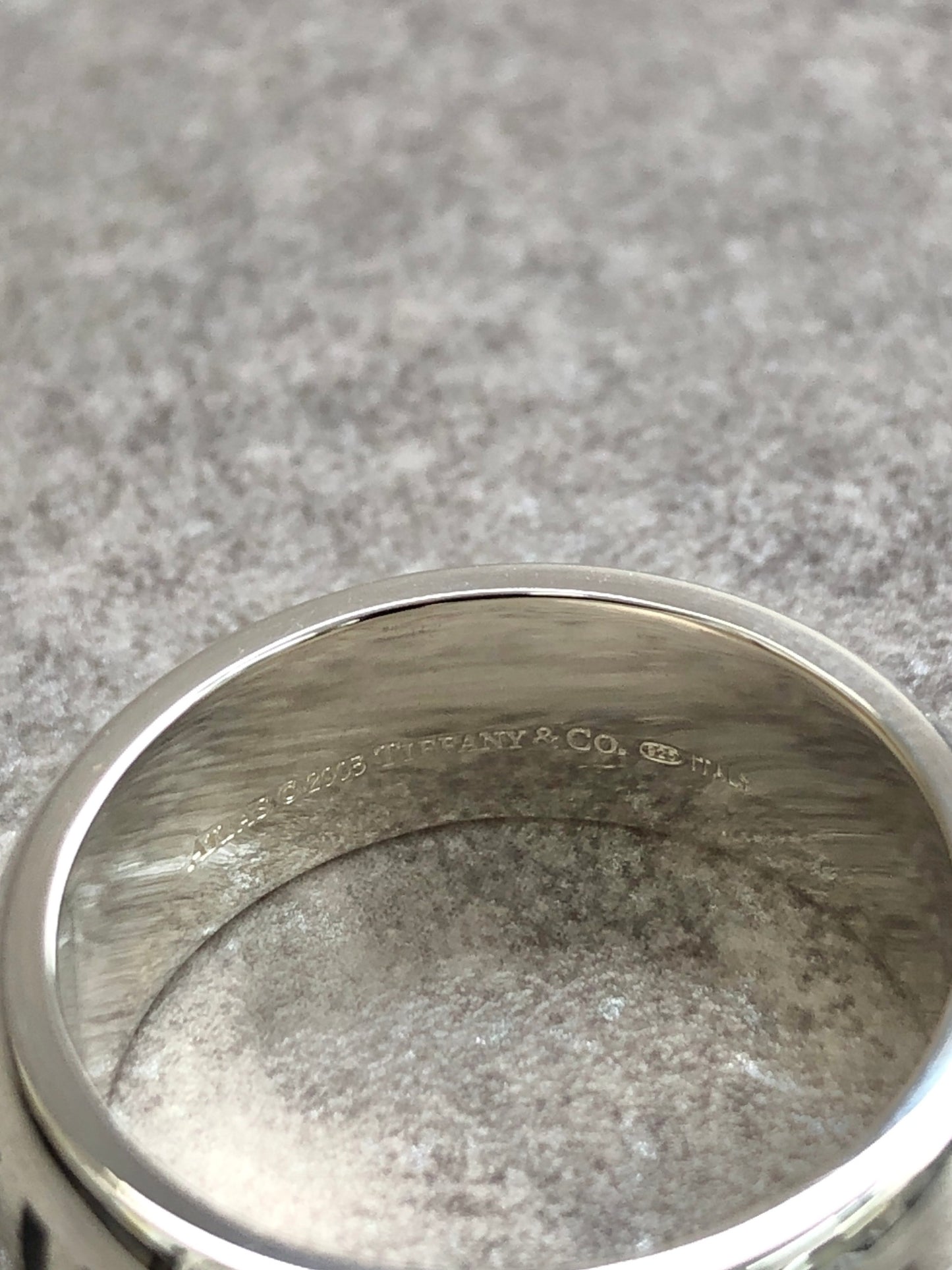 Tiffany & Co. Ring Silver Vintage 2mbnbf