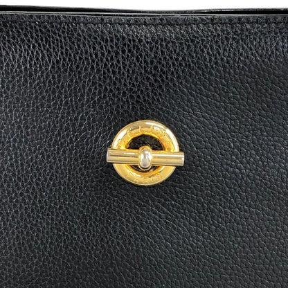 CELINE Toggle Clasp Shoulder bag Black Vintage dfgr6w