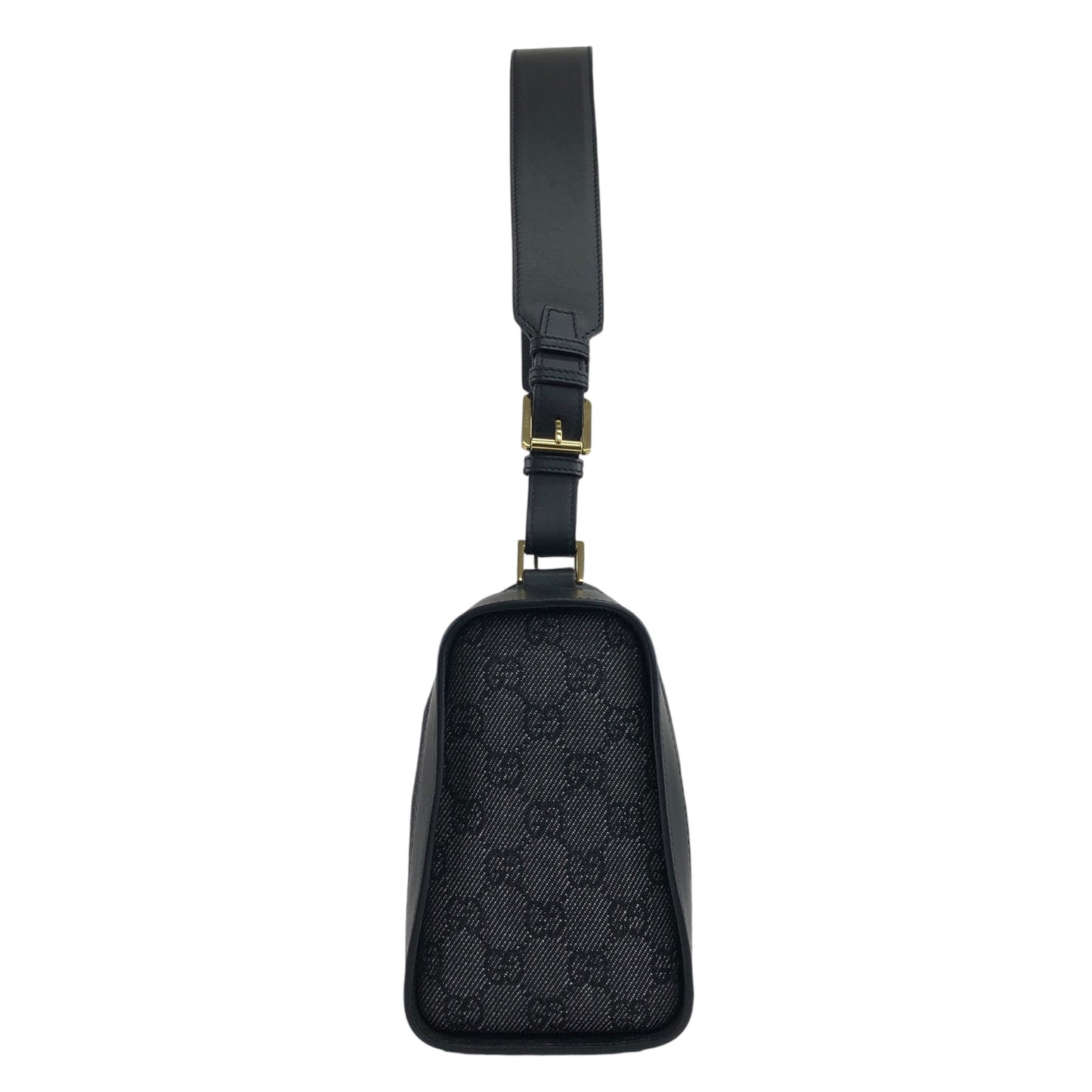 GUCCI GG Canvas Shoulder bag Black Vintage bmvpb5