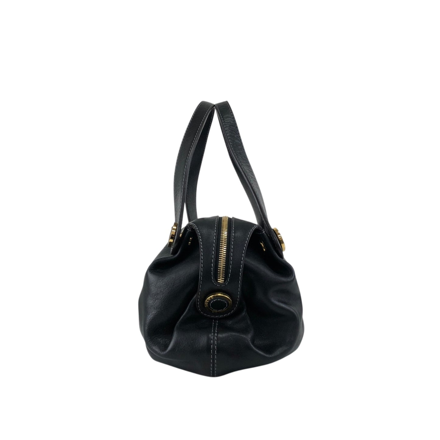 LOEWE Anagram Handbag Black Vintage x7a23e