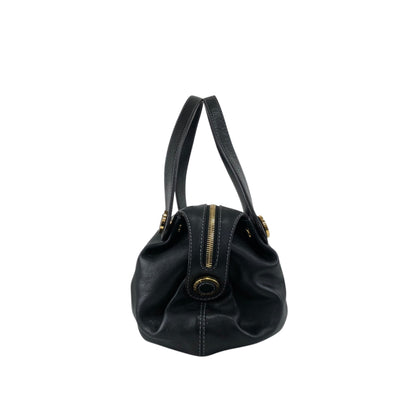 LOEWE Anagram Handbag Black Vintage x7a23e