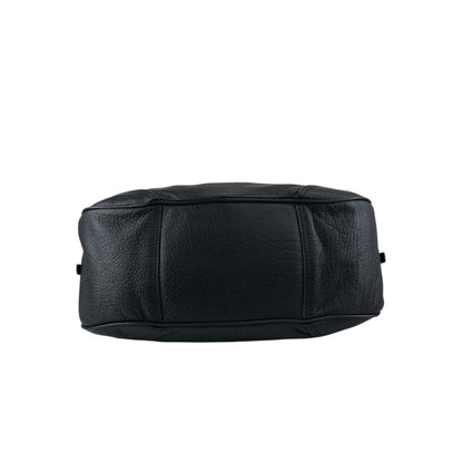 CELINE Blason Small Boston bag Handbag Black Vintage 2bg7ri