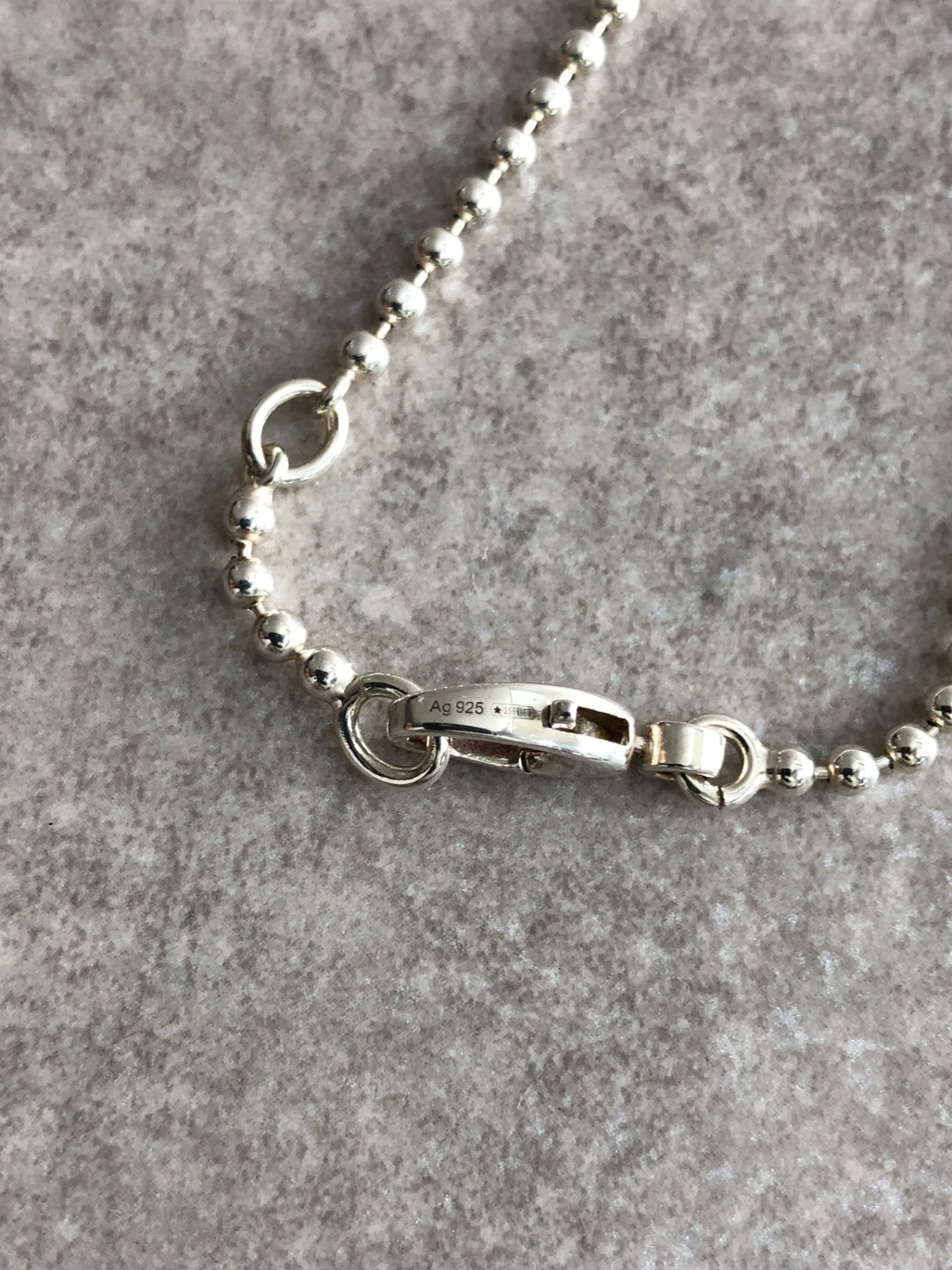 GUCCI Interlocking SILVER925 Necklace Silver Vintage 86xzbs