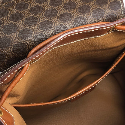 CELINE Macadam Backpack Brown Vintage nfrfxz
