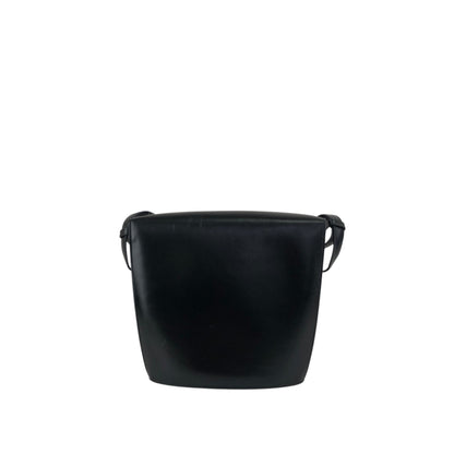 CELINE Circle Logo Shoulder bag Black Vintage kfiinf