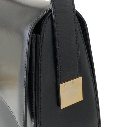 CELINE Gancini Shoulder bag Black Vintage mv6k7d