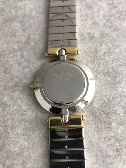 Christian Dior Quartz Watch Silver 3026 Vintage ac3s4v