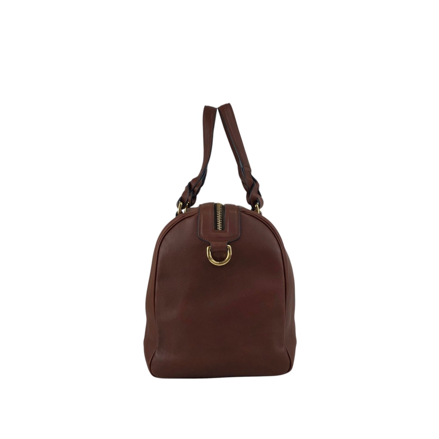 LOEWE Anagram Two-way Boston bag Shoulder bag Brown Vintage c288vn