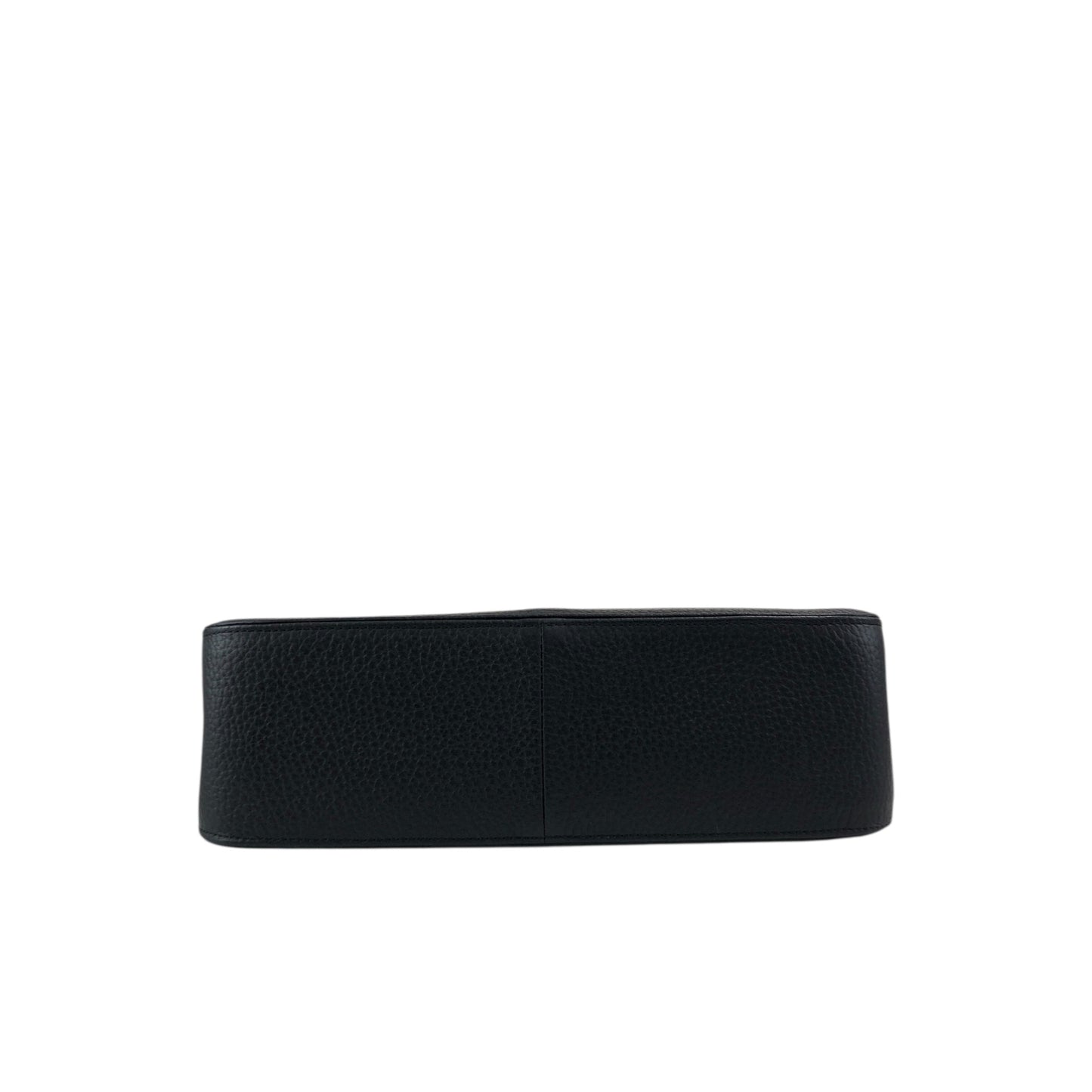 Yves Saint Laurent Logo Shoulder bag Black Vintage vgm3f4