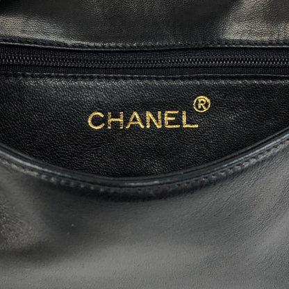 CHANEL Coco Mark Chain Shoulder bag Black Vintage p4crvh