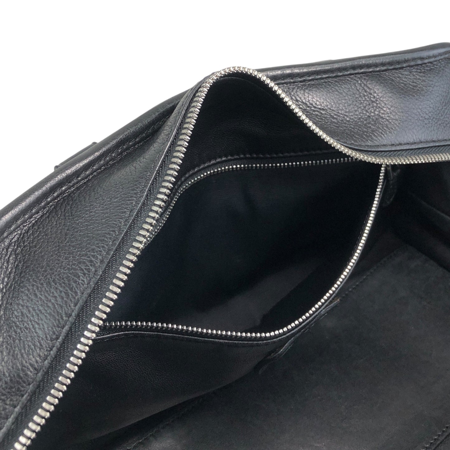 LOEWE Amazona28 Anagram Small Boston bag Handbag Black Vintage pi6ivk