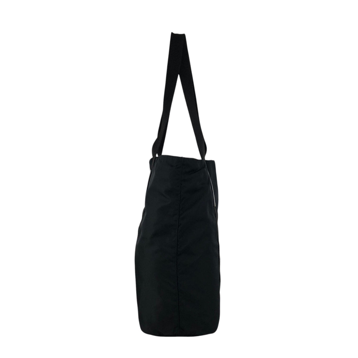 PRADA Tessuto Triangle Logo Totebag Black Vintage fdttdc