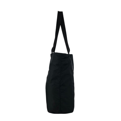 PRADA Tessuto Triangle Logo Totebag Black Vintage fdttdc