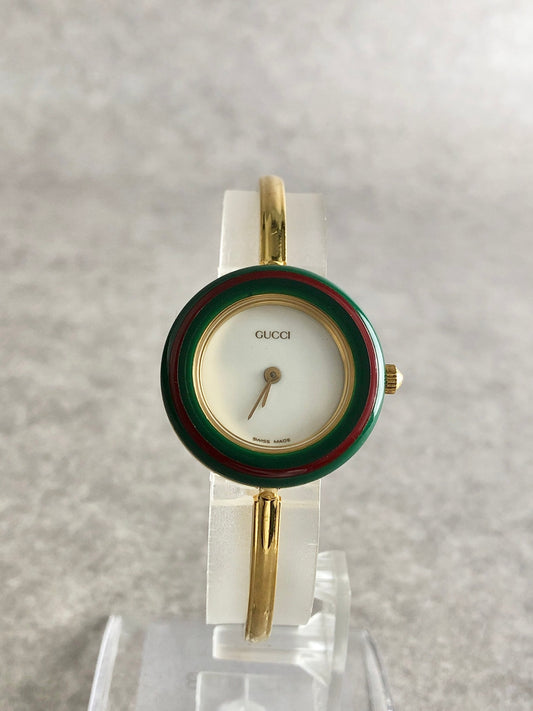 GUCCI Quartz Watch Gold 11/12.2 Vintage r3trkw