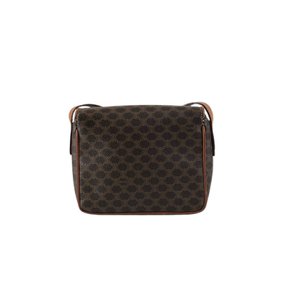 CELINE Macadam Blason Shoulder bag Brown Vintage y3mg84