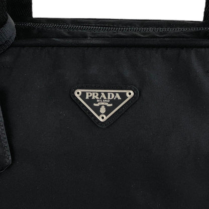 PRADA Triangle Logo Handbag Shoulder bag Black Vintage mirkxe