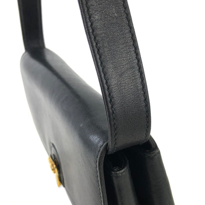 CELINE Triomphe 皮革斜背包 黑色 復古 2em4ef 