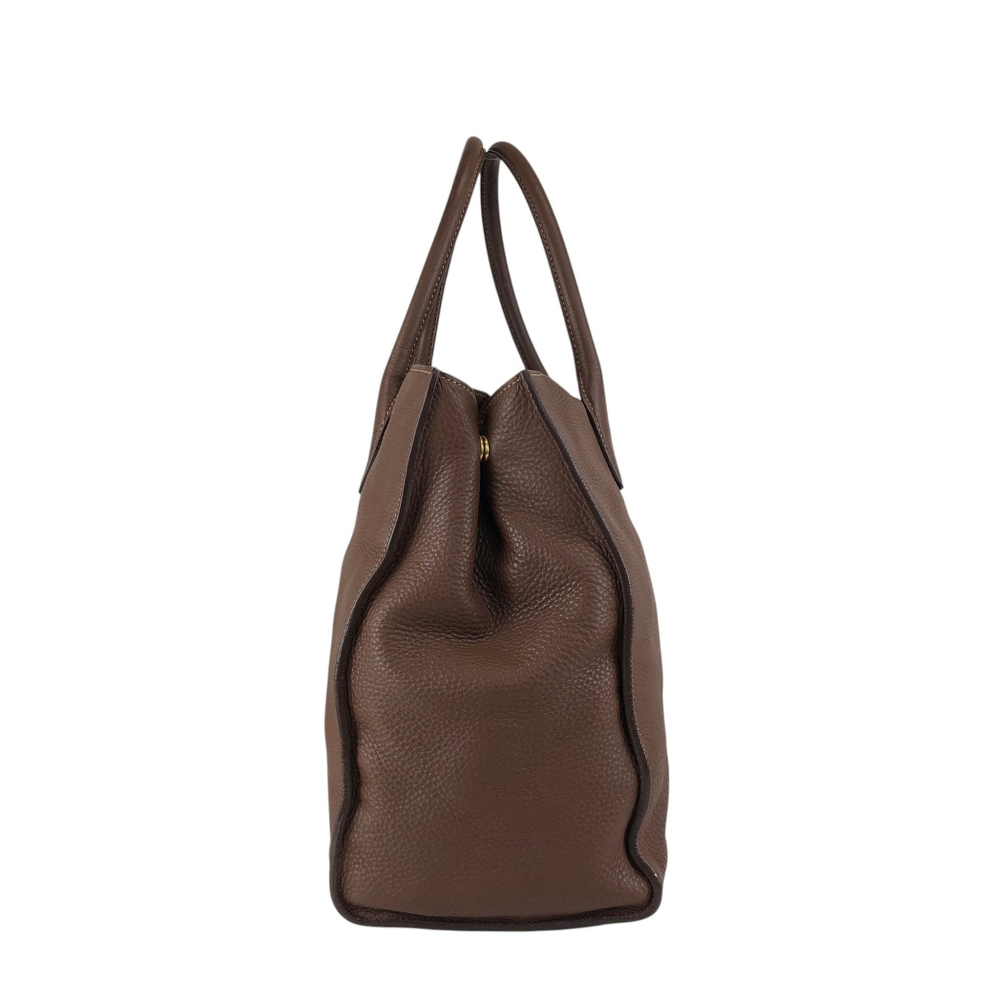 PRADA Triangle Logo Two-way Handbag Shoulder bag Brown Vintage eh2tjx