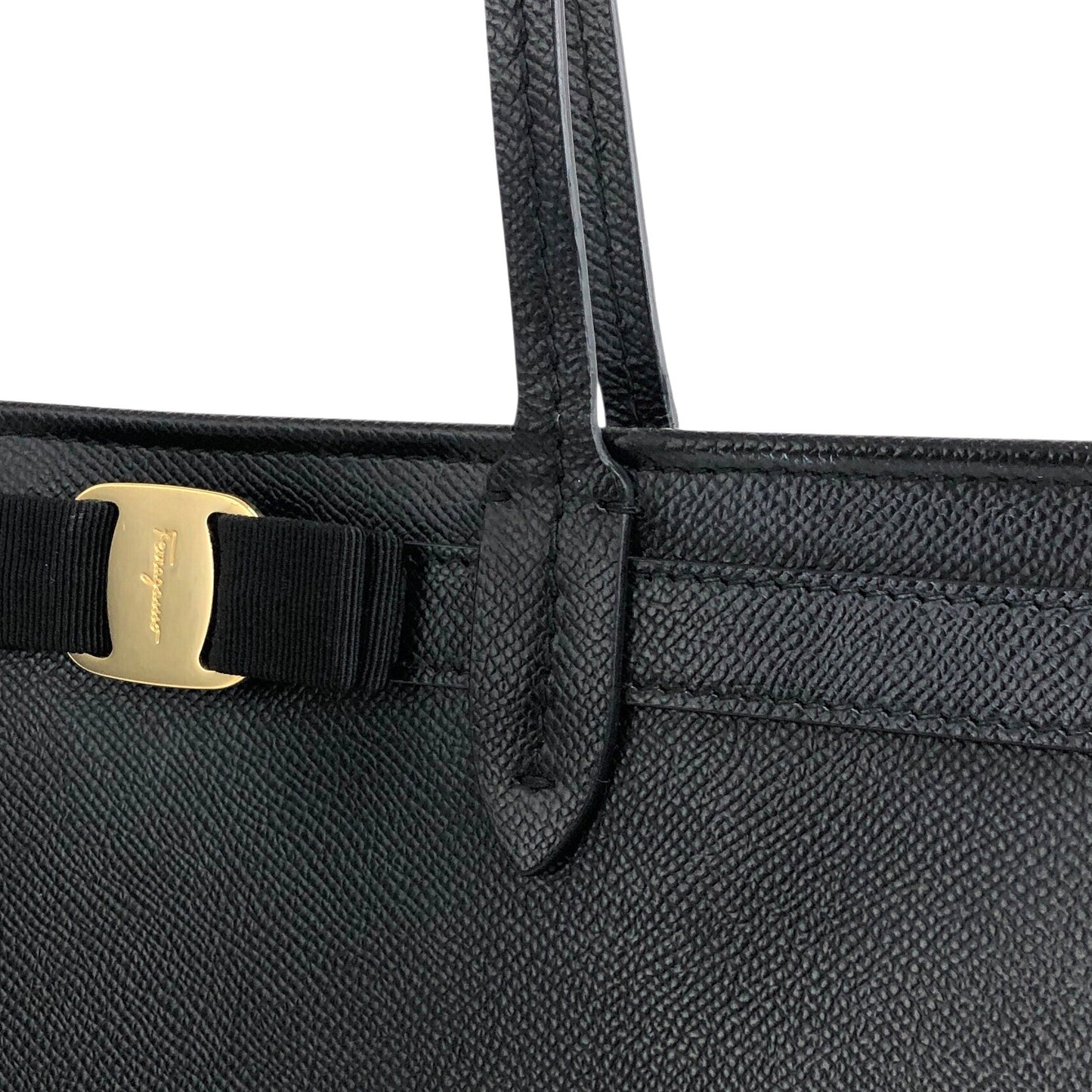 Salvatore Ferragamo Vala Totebag Black Vintage 8dgiw2