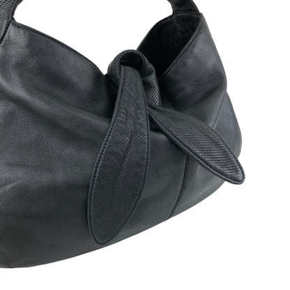 LOEWE Anagram Shoulder bag Hobobag Black Vintage 4gd3uv