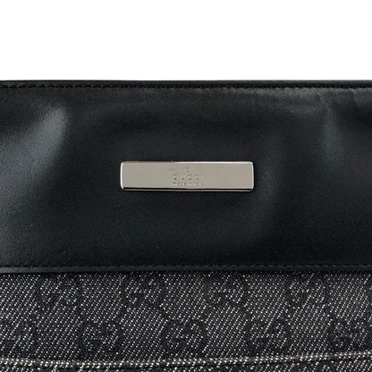 GUCCI GG Canvas Shoulder bag Black Vintage uzkpxi