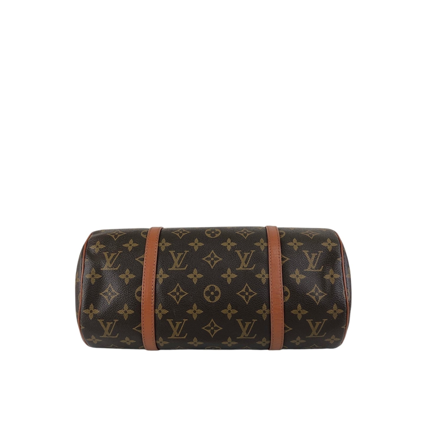 LOUIS VUITTON Monogram Handbag Pouch Brown Vintage kkcs2t
