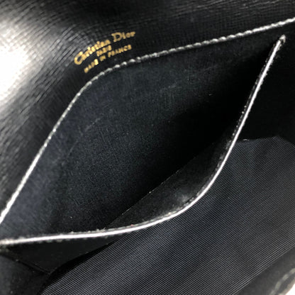 Christian Dior 標誌肩背包 黑色 復古 amkc48