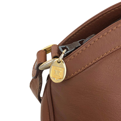 CELINE Blason Shoulder bag Brown Vintage 5amhvr