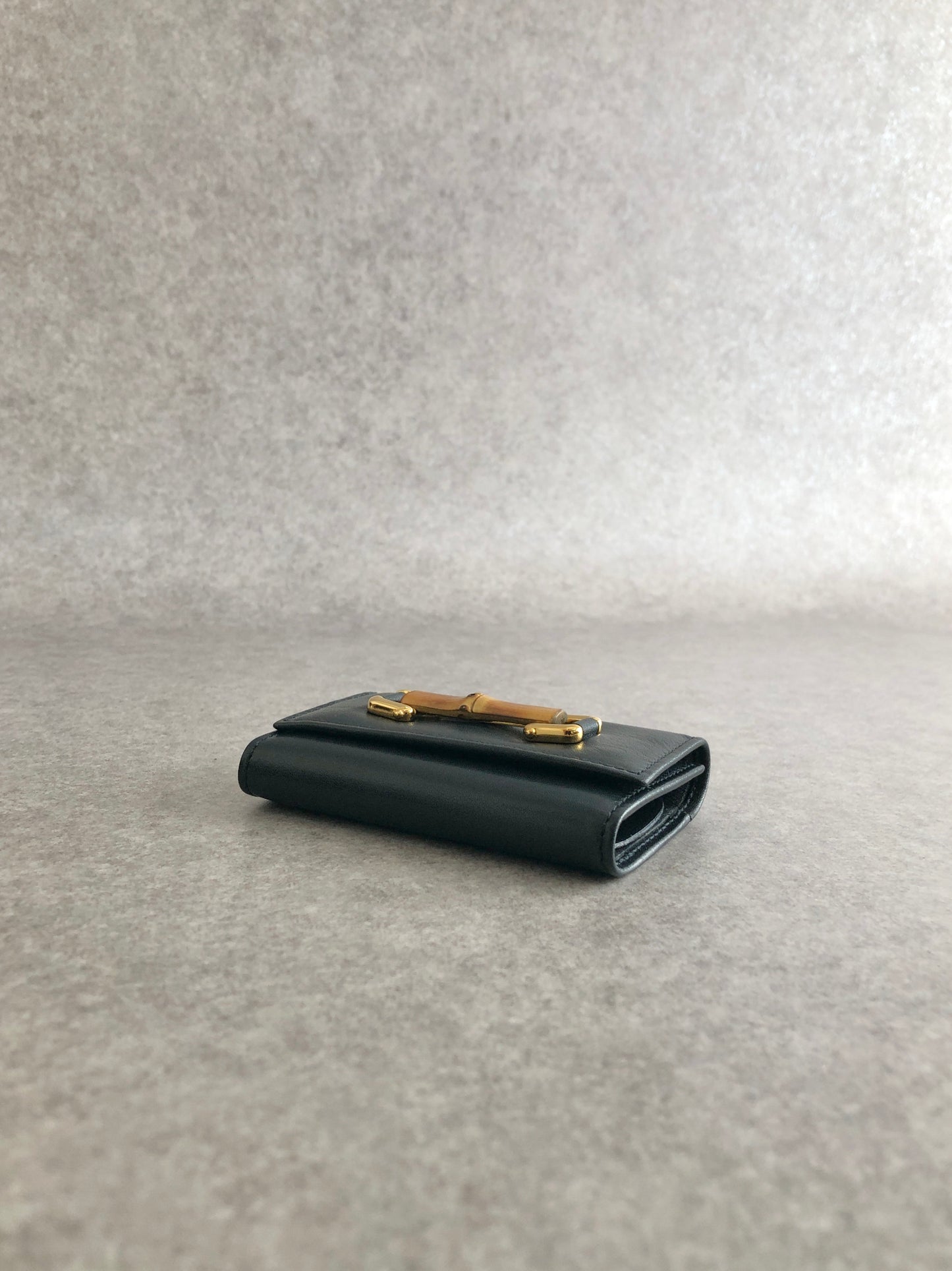 GUCCI Bamboo Key Case Black Vintage gzeecz