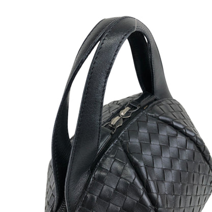 Bottega Veneta Intrecciato Round Handbag Black Vintage dp7fw3