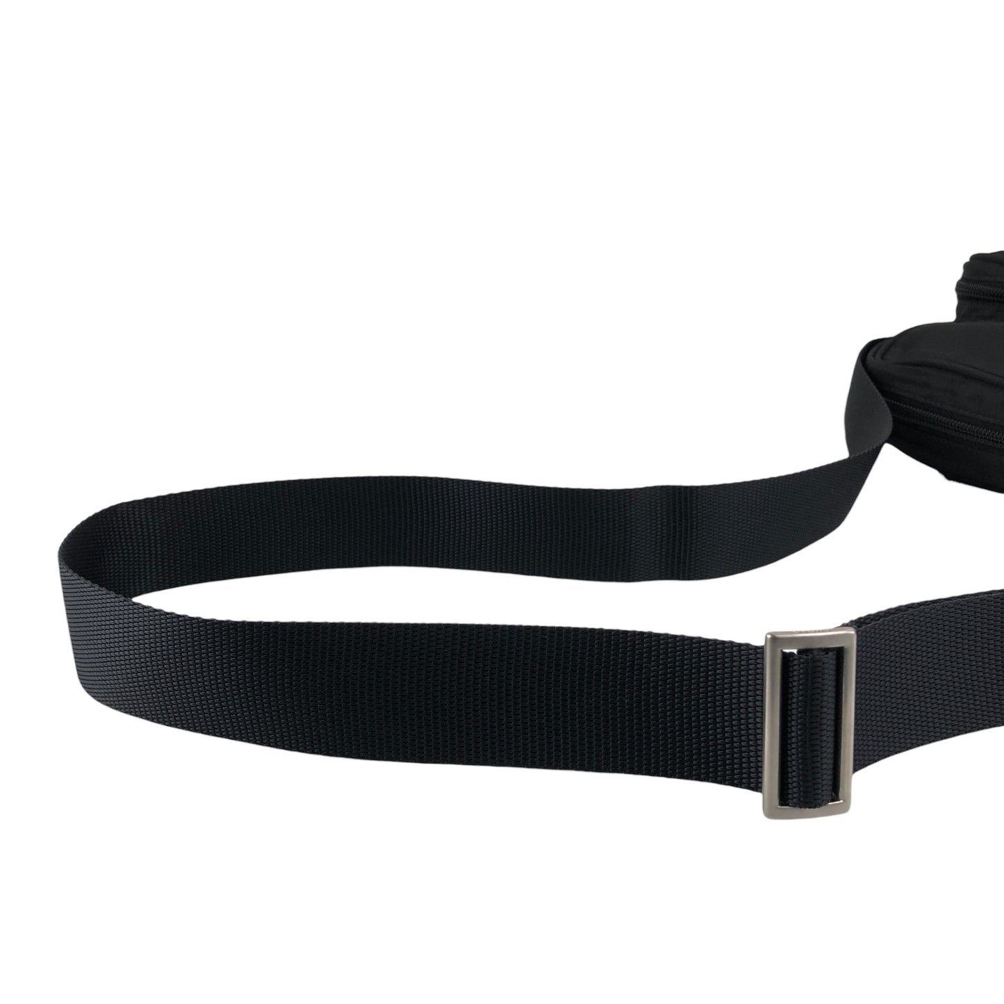 PRADA Tessuto Triangle Logo Small Shoulder bag Black Vintage 2vvf25