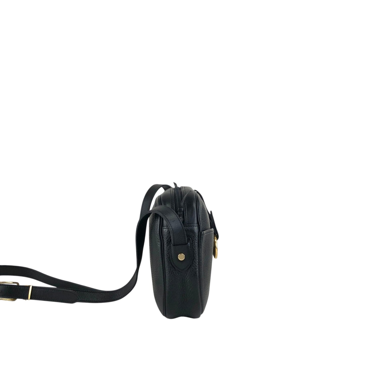 Christian Dior CD Logo Shoulder bag Black Vintage utsbka
