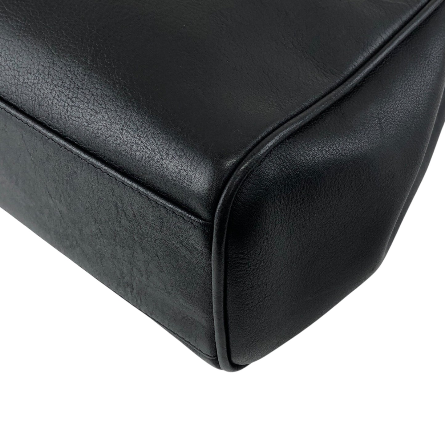 Christian Dior CD Logo Handbag Black Vintage hfa4nr