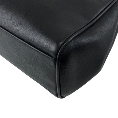 Christian Dior CD Logo Handbag Black Vintage hfa4nr