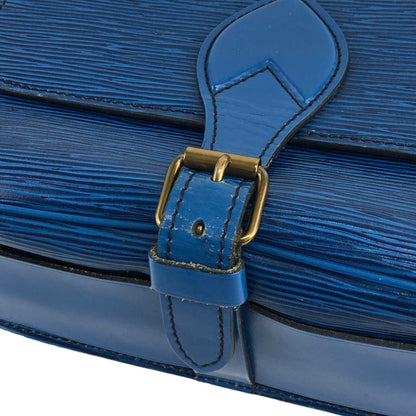 LOUIS VUITTON Epi Shoulder bag Blue M52245 Vintage v78bh4