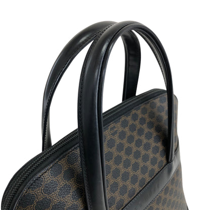 CELINE Macadam Two-way Handbag Shoulder bag Black Vintage ieb3mk