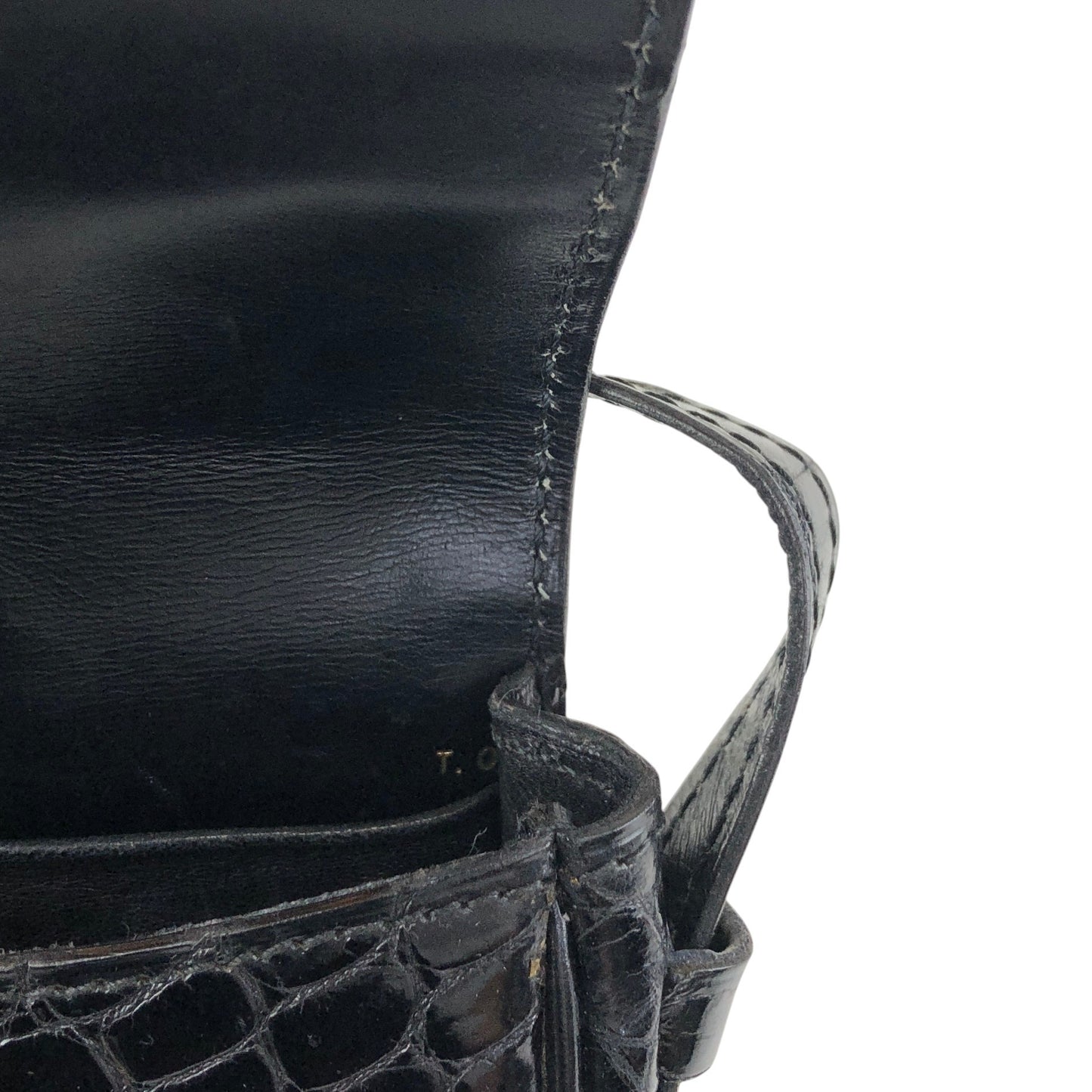 CELINE Triomphe Shoulder bag Black Vintage vtsptj