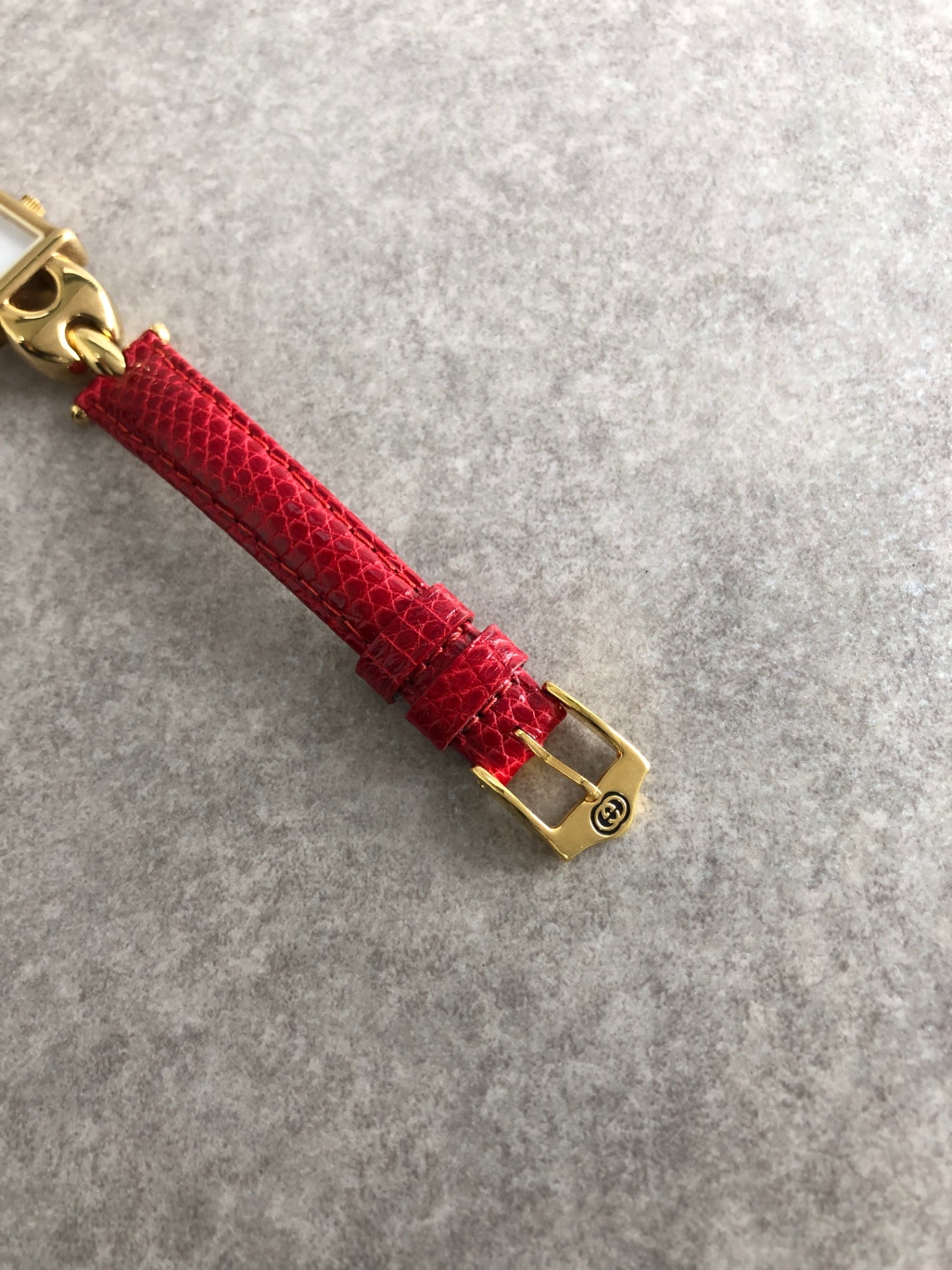 GUCCI Quartz Watch Gold 1800L Vintage c8zruy