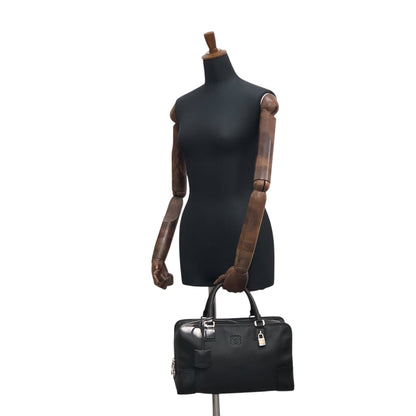 LOEWE Amazona36 Anagram 手提包 波士頓包 黑色 復古 rgigfv