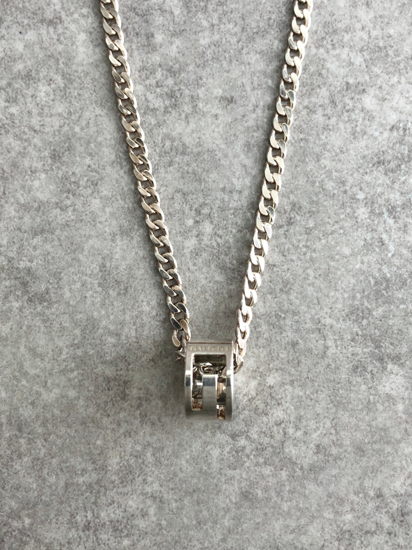 GUCCI SILVER925 Necklace Silver Vintage dvswtx