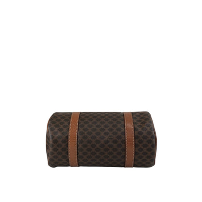 CELINE Macadam Blason Handbag Brown Vintage d6ntg2