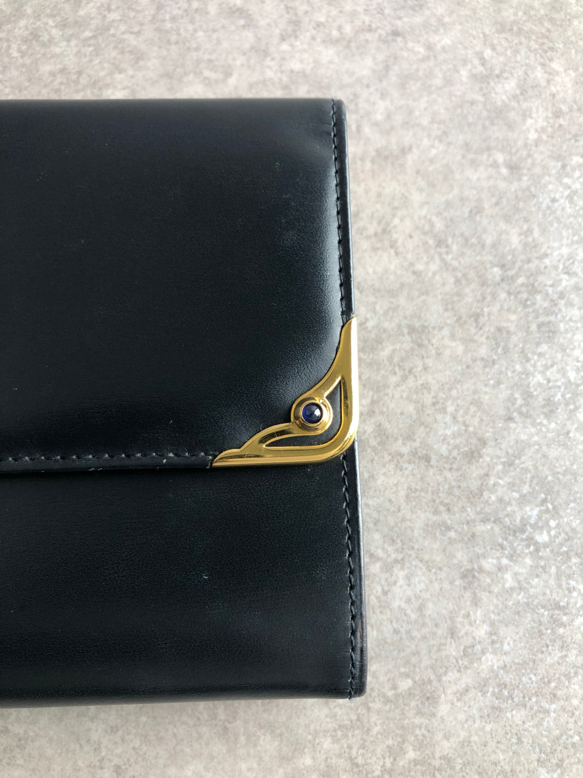 Cartier Long Wallet Navy Vintage rtcbar