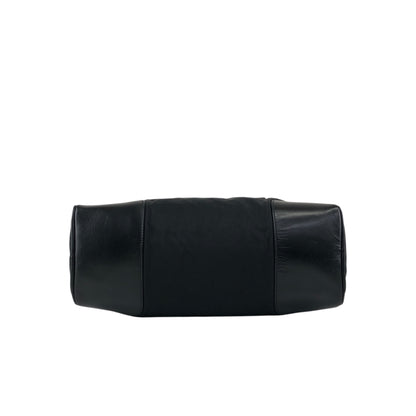 PRADA Triangle Logo Handbag Small Boston bag Black Vintage bhwzaa