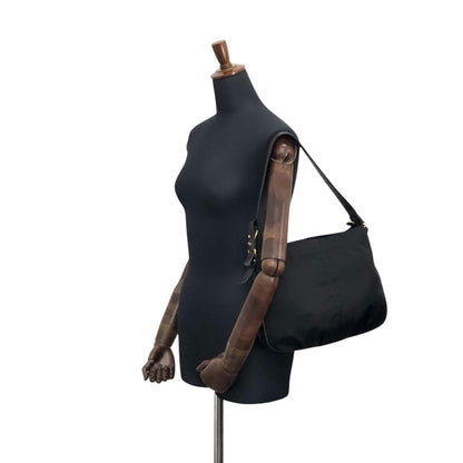 Salvatore Ferragamo Ribbon Shoulder bag Black Vintage n4v8km