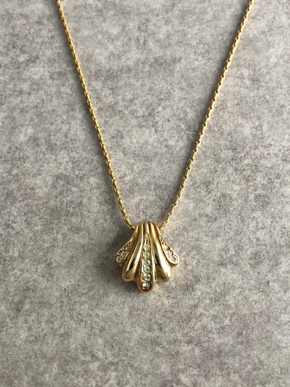 Christian Dior Necklace Gold Vintage 6duj7f