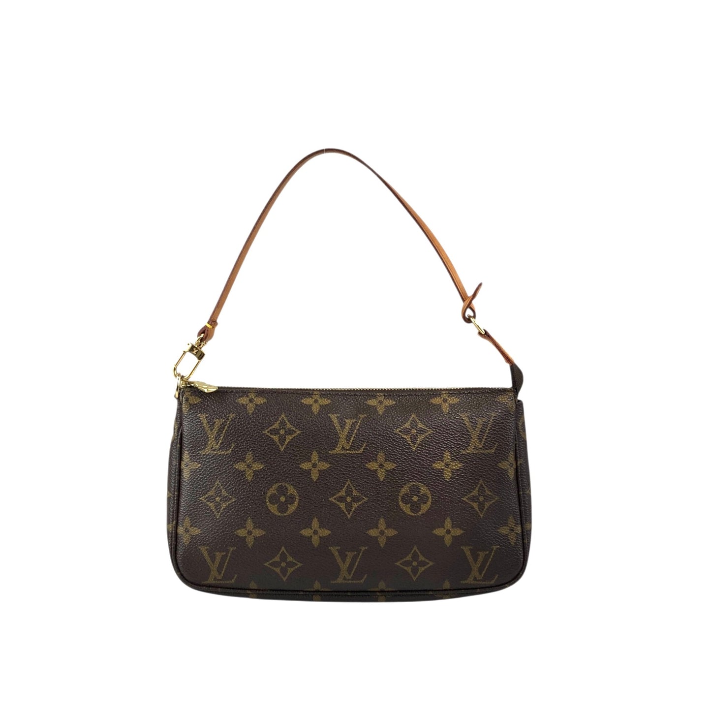LOUIS VUITTON Monogram Small Handbag Brown M51980 Vintage vvdnun